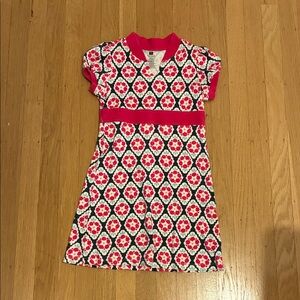 Tea Collection Pink and Blue Floral Dress